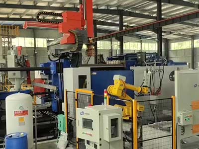 湖北汽车客户压铸岛集成